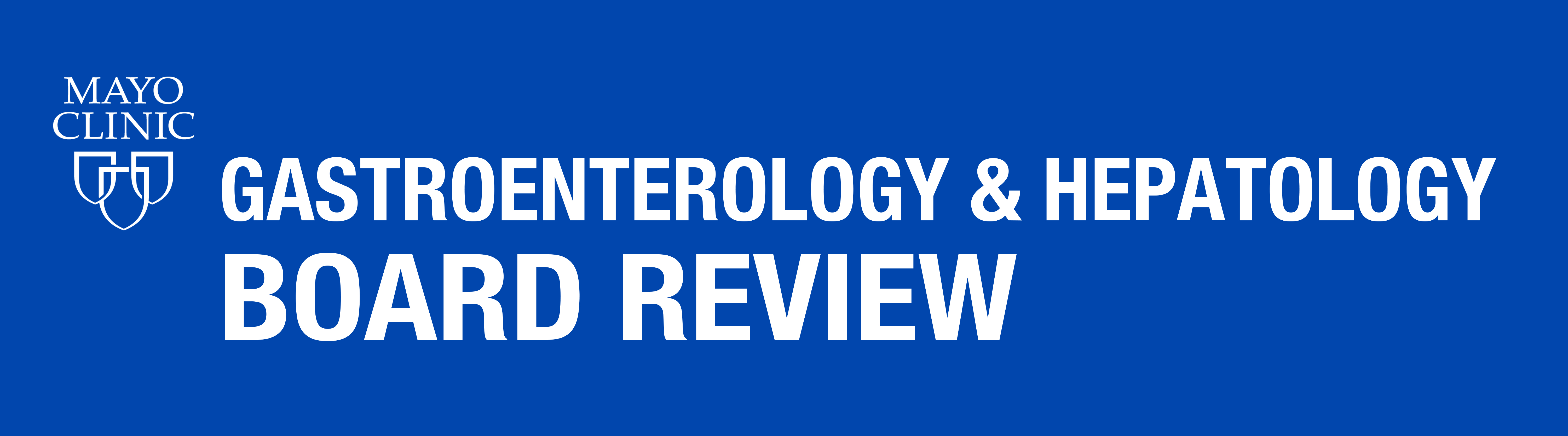 Gastroenterology Hepatology Board Review Online CME